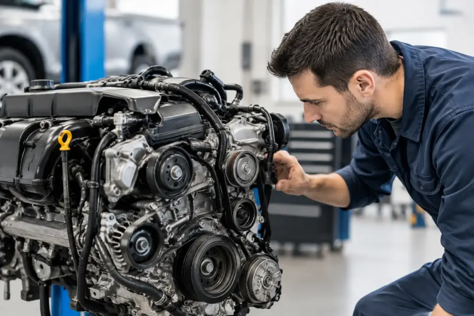 Motorschaden Beispiele: Ursachen richtig erkennen – Symbolbild (KI-generiert)